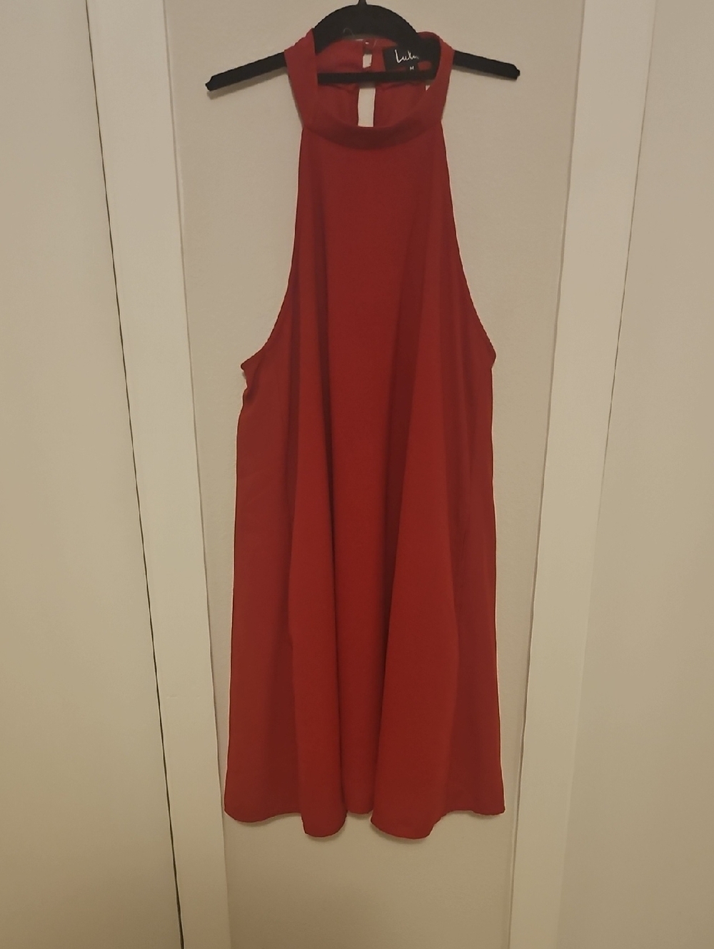 Lulus Red Sleeveless Dress M
